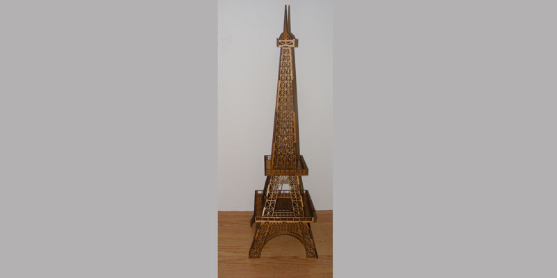 Laser Cut Eiffel Tower